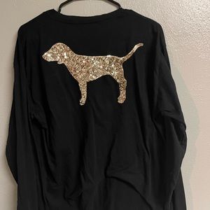 PINK long sleeve shirt size large